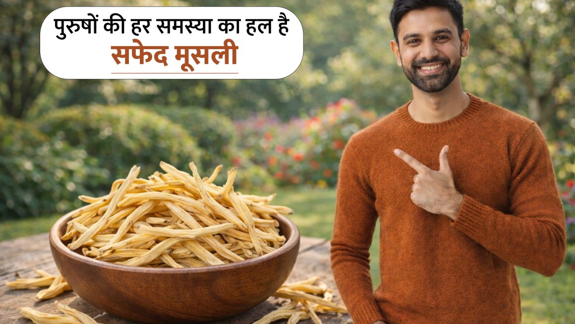 स्पर्म काउंट बढ़ाने पुरुषों की हर समस्या का हल है सफेद मूसली, बस ऐसे करें सेवन